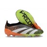 adidas Botas Futbol Predator Elite Laceless FG Negro Blanco Naranja Verde