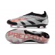 adidas Botas Futbol Predator Elite Laceless FG Negro Plata Rojo