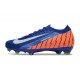 Bota Nike Zoom Mercurial Vapor XVI Elite FG Azul Naranja Blanco