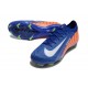 Bota Nike Zoom Mercurial Vapor XVI Elite FG Azul Naranja Blanco