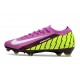 Bota Nike Zoom Mercurial Vapor XVI Elite FG Violeta Amarillo Blanco