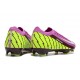 Bota Nike Zoom Mercurial Vapor XVI Elite FG Violeta Amarillo Blanco
