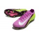 Bota Nike Zoom Mercurial Vapor XVI Elite FG Violeta Amarillo Blanco