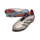 Bota adidas Predator Elite L FG Platino Met Aurora Negro Carbón