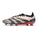Bota adidas Predator Elite L FG Platino Met Aurora Negro Carbón