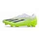 Botas de fútbol adidas X Crazyfast Messi.1 FG Blanco Negro Limón Lúcido