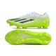Botas de fútbol adidas X Crazyfast Messi.1 FG Blanco Negro Limón Lúcido