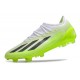 Botas de fútbol adidas X Crazyfast Messi.1 FG Blanco Negro Limón Lúcido