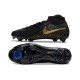 Bota Nike Phantom Luna II Elite FG Negro Mtlc Dorado Moneda