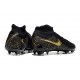 Bota Nike Phantom Luna II Elite FG Negro Mtlc Dorado Moneda