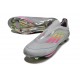 Botines adidas F50+ Laceless FG Gris Rosa Amarillo