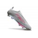 Botines adidas F50+ Laceless FG Gris Rosa Amarillo