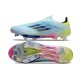 adidas F50+ Laceless FG Casi Azul Azul Semilúcido Semi Amarillo Solar