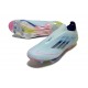 adidas F50+ Laceless FG Casi Azul Azul Semilúcido Semi Amarillo Solar