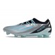 Botas de fútbol adidas X Crazyfast Messi.1 FG Plateado Met Azul Felicidad Negro
