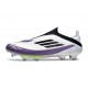 Botines adidas F50+ Laceless FG X Messi Ftwr Blanco Negro Morado Unity