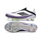 Botines adidas F50+ Laceless FG X Messi Ftwr Blanco Negro Morado Unity