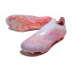Botines adidas F50+ Laceless FG Rosa Blanco