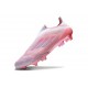 Botines adidas F50+ Laceless FG Rosa Blanco