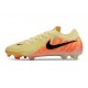 Zapatillas Nike Phantom Luna 2 Elite L FG Amarillo Negro