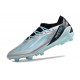 Botas de fútbol adidas X Crazyfast Messi.1 FG Plateado Met Azul Felicidad Negro