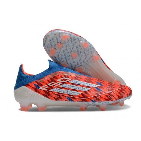adidas F50 Elite Sin Cordones FG Rojo Azul Blanco