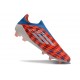 adidas F50 Elite Sin Cordones FG Rojo Azul Blanco