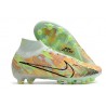 Nike Zoom Mercurial Superfly IX Elite AG Casi Verde Oscuro Azul Total Naranja