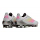 adidas F50 Elite Sin Cordones FG Gris Rosa