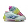 Botas de Futbol adidas F50 Elite Mid FG Casi Azul Azul Semilúcido Semi Amarillo Solar