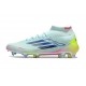 Botas de Futbol adidas F50 Elite Mid FG Casi Azul Azul Semilúcido Semi Amarillo Solar