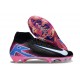 Nike Zoom Mercurial Superfly 10 Elite FG Negro Blanco Azul Rosa