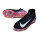 Nike Zoom Mercurial Superfly 10 Elite FG Negro Blanco Azul Rosa
