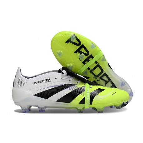 adidas 25 Predator Elite FT FG Blanco Negro Limón Lúcido