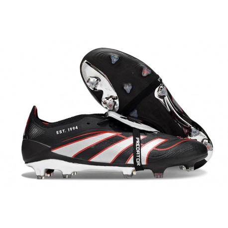 adidas 25 Predator Elite FT FG Negro Blanco Rojo