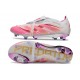 adidas Predator Elite Foldover Tongue FG Blanco Rosa