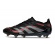 Botines de Futbol adidas Predator Elite FG Negro Gris Four Rojo Lúcido