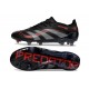 Botines de Futbol adidas Predator Elite FG Negro Gris Four Rojo Lúcido