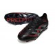 Botines de Futbol adidas Predator Elite FG Negro Gris Four Rojo Lúcido