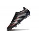 Botines de Futbol adidas Predator Elite FG Negro Gris Four Rojo Lúcido