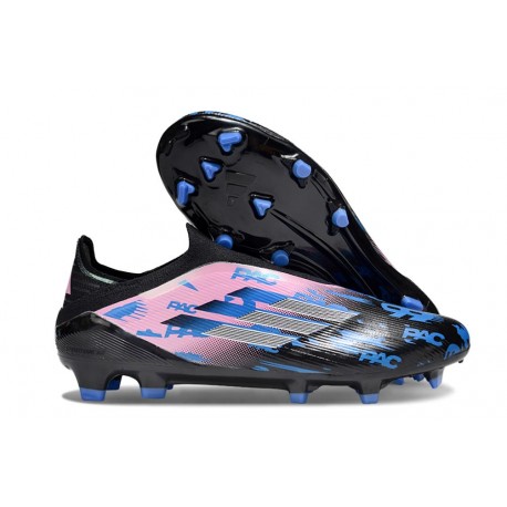 adidas F50 Elite Sin Cordones FG Nero Rosa Blu