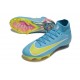Nike Air Zoom Mercurial Superfly X Elite FG Azul Amarillo Rosa
