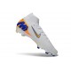 Nike Air Zoom Mercurial Superfly X Elite FG Blanco Azul Dorado