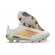 Botines adidas F50+ Laceless FG Blanco Dorado