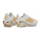 Botines adidas F50+ Laceless FG Blanco Dorado
