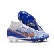 Nike Air Zoom Mercurial Superfly IX Elite FG Blanco Azul Oro