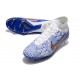 Nike Air Zoom Mercurial Superfly IX Elite FG Blanco Azul Oro