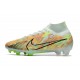 Nike Air Zoom Mercurial Superfly IX Elite FG Casi Verde Oscuro Azul Total Naranja