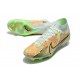 Nike Air Zoom Mercurial Superfly IX Elite FG Casi Verde Oscuro Azul Total Naranja