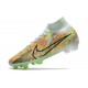 Nike Air Zoom Mercurial Superfly IX Elite FG Casi Verde Oscuro Azul Total Naranja